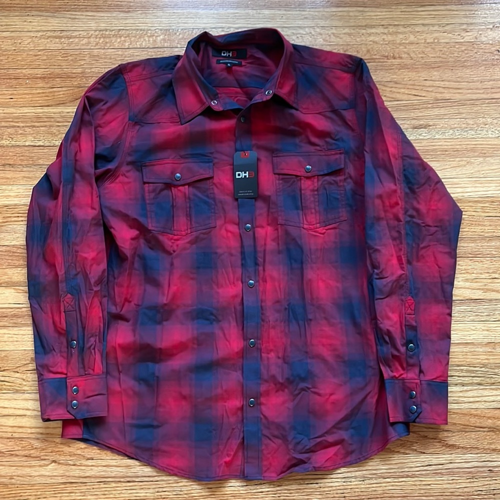 DH3 Long Sleeve Button Shirt / XL / New